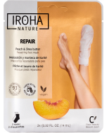  CHAUSSETTES TRAITEMENT DES PIEDS ET DES ONGLES REPARATEUR  PECHE (2 UNITES - 1 SOIN) 9ML