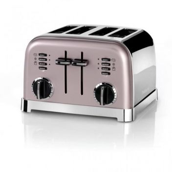  TOASTER 4 TRANCHES ROSE PASTEL